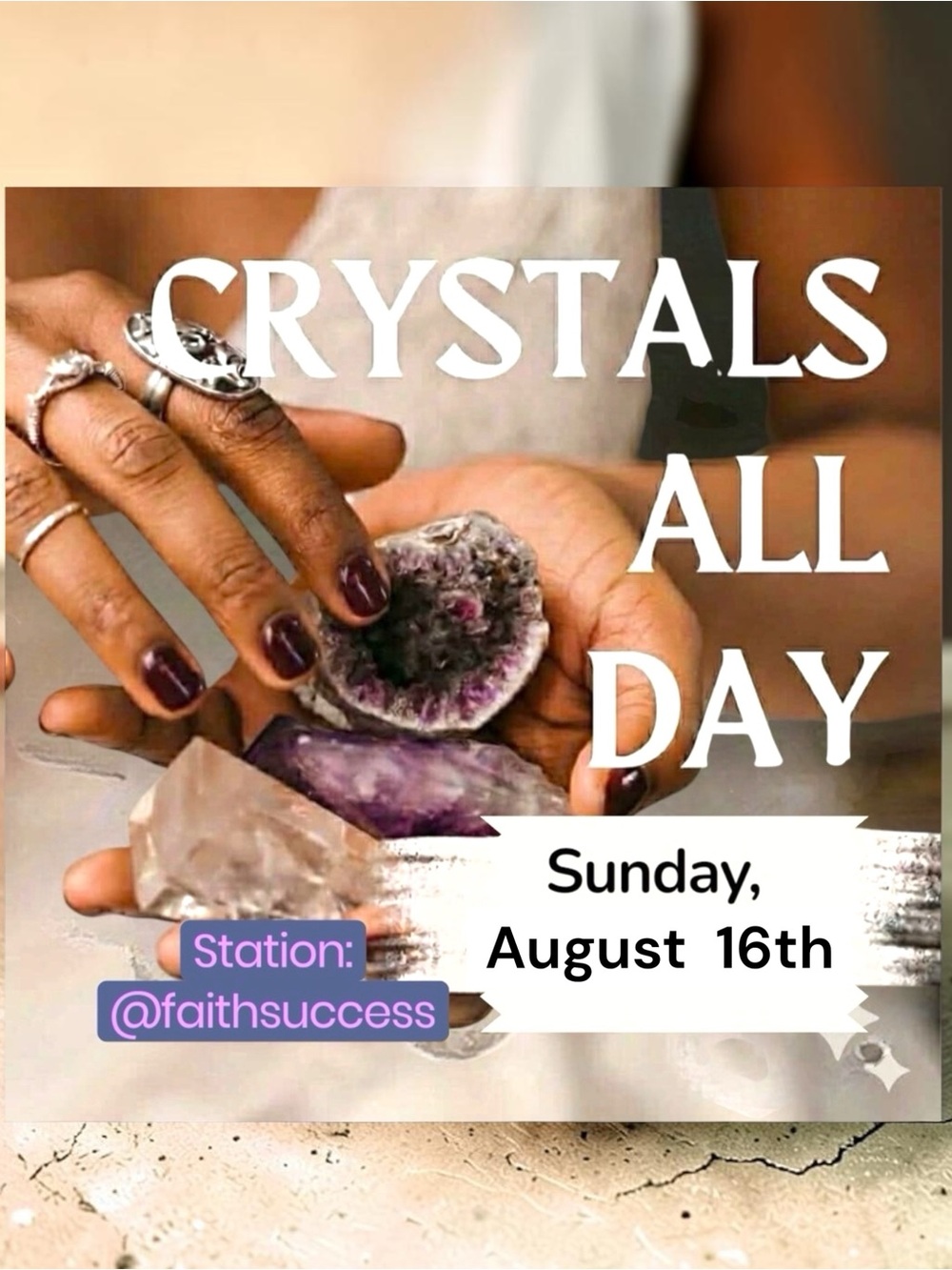 Crystals All Day! Crystal Live Show Train!